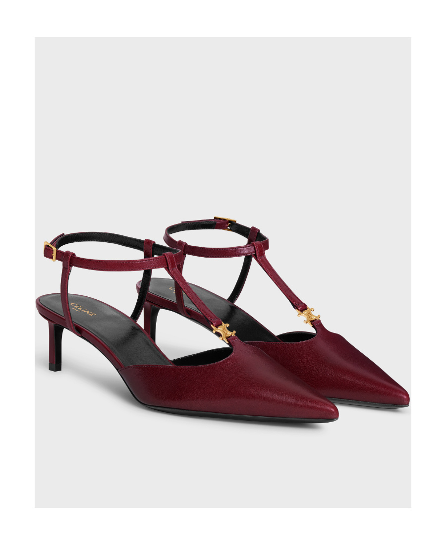 CELINE CELINE KITTEN T-BAR STRAP PUMP IN LAMBSKIN
