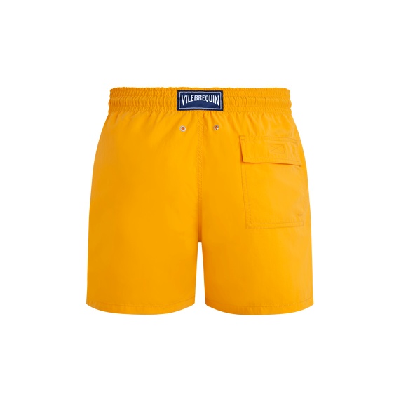Vilebrequin Patterned Swimming Trunks In Orange