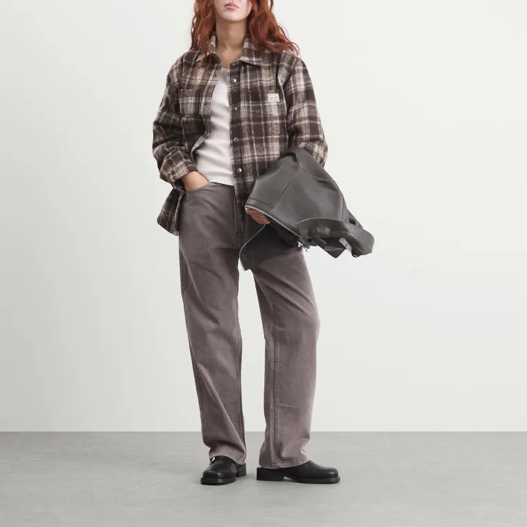 Dunst Flannel Check Shirt In Multi