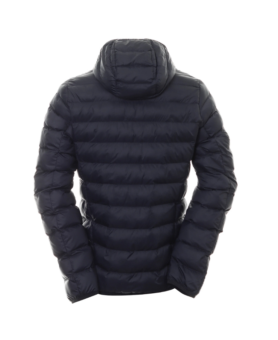 Hugo Boss Logo-print Padded-design Jacket In Black