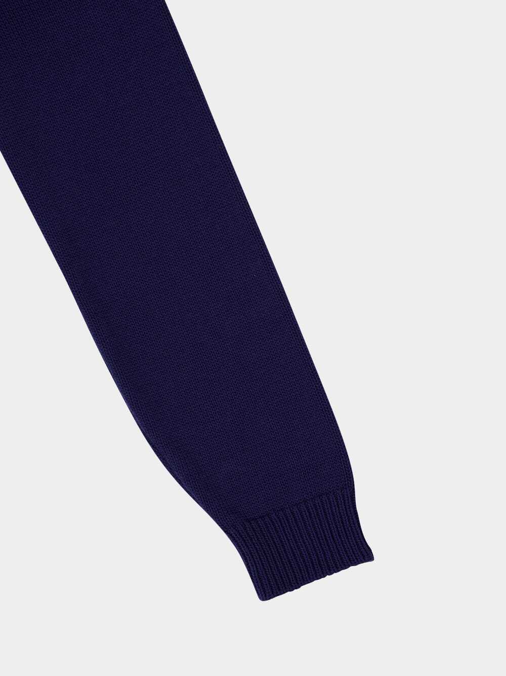 Marni Logo-embroidered Sweater In Blue