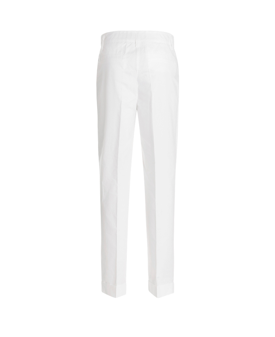 P.a.r.o.s.h Straight Casual Pants In White