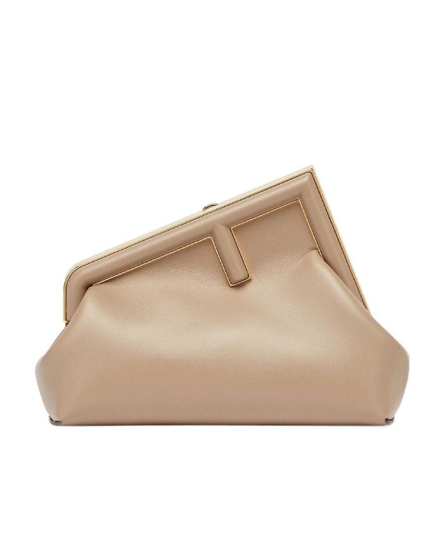 Fendi First Small Bag In Nude