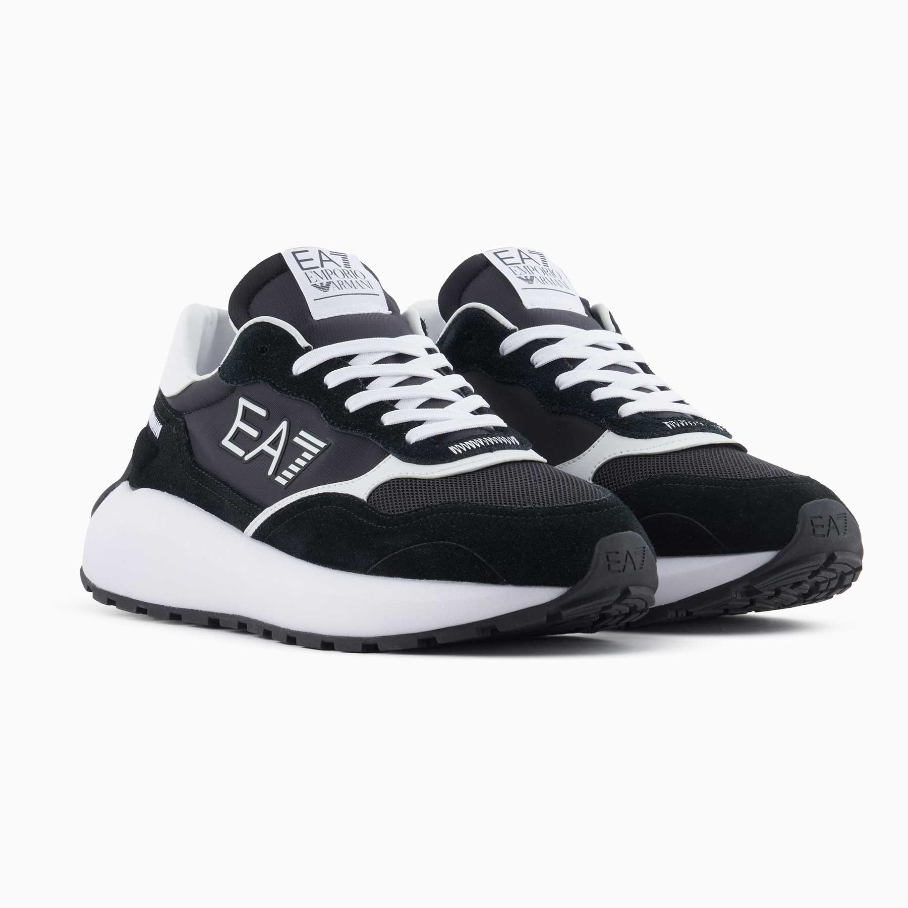 Ea7 Logo-print Low-top Sneakers