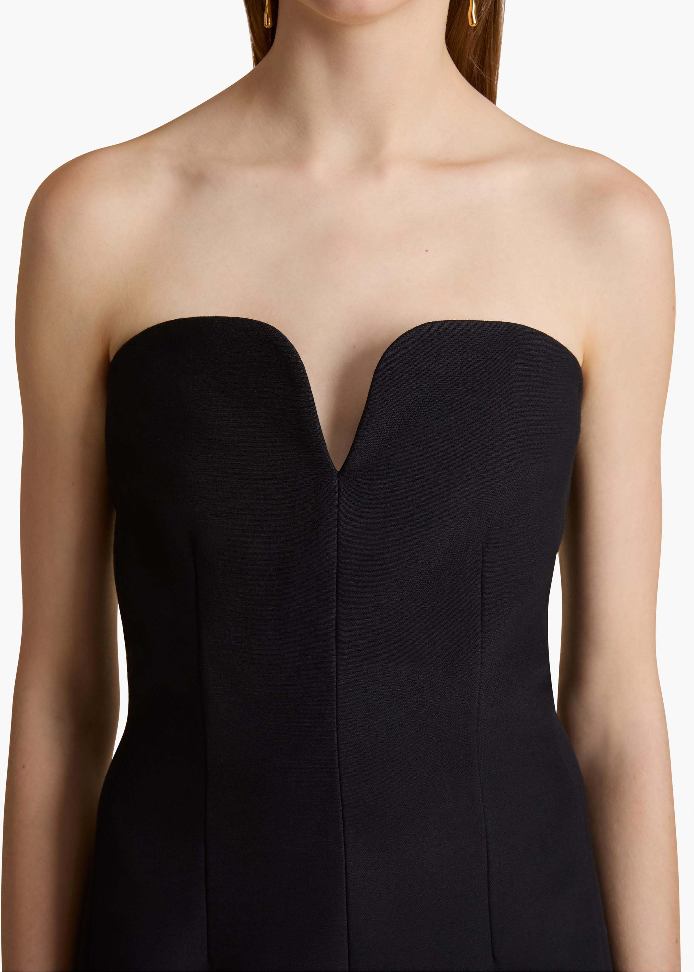 Khaite Yao Dress In Black