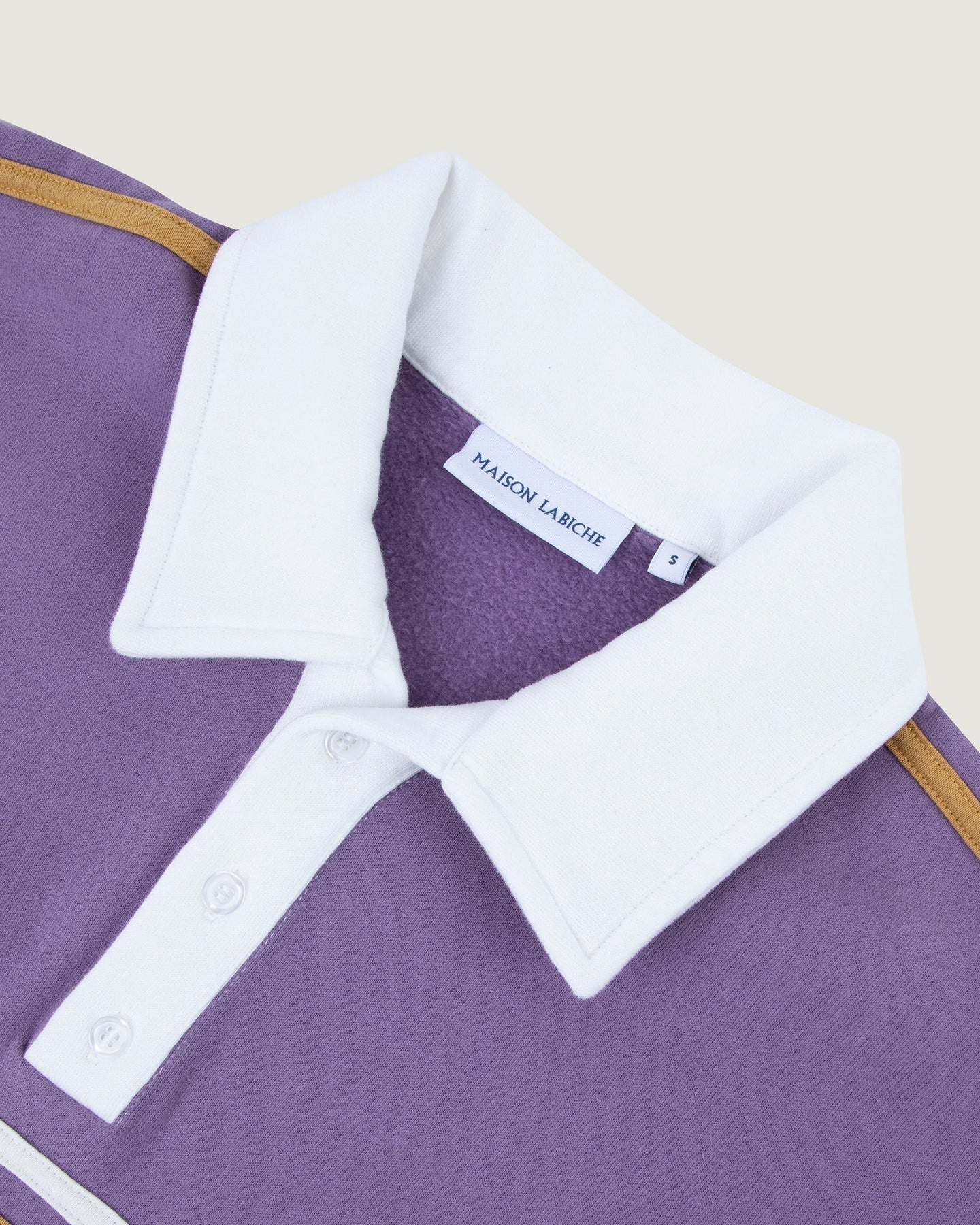 Maison Labiche Polo Collar Sweatshirt In Multi