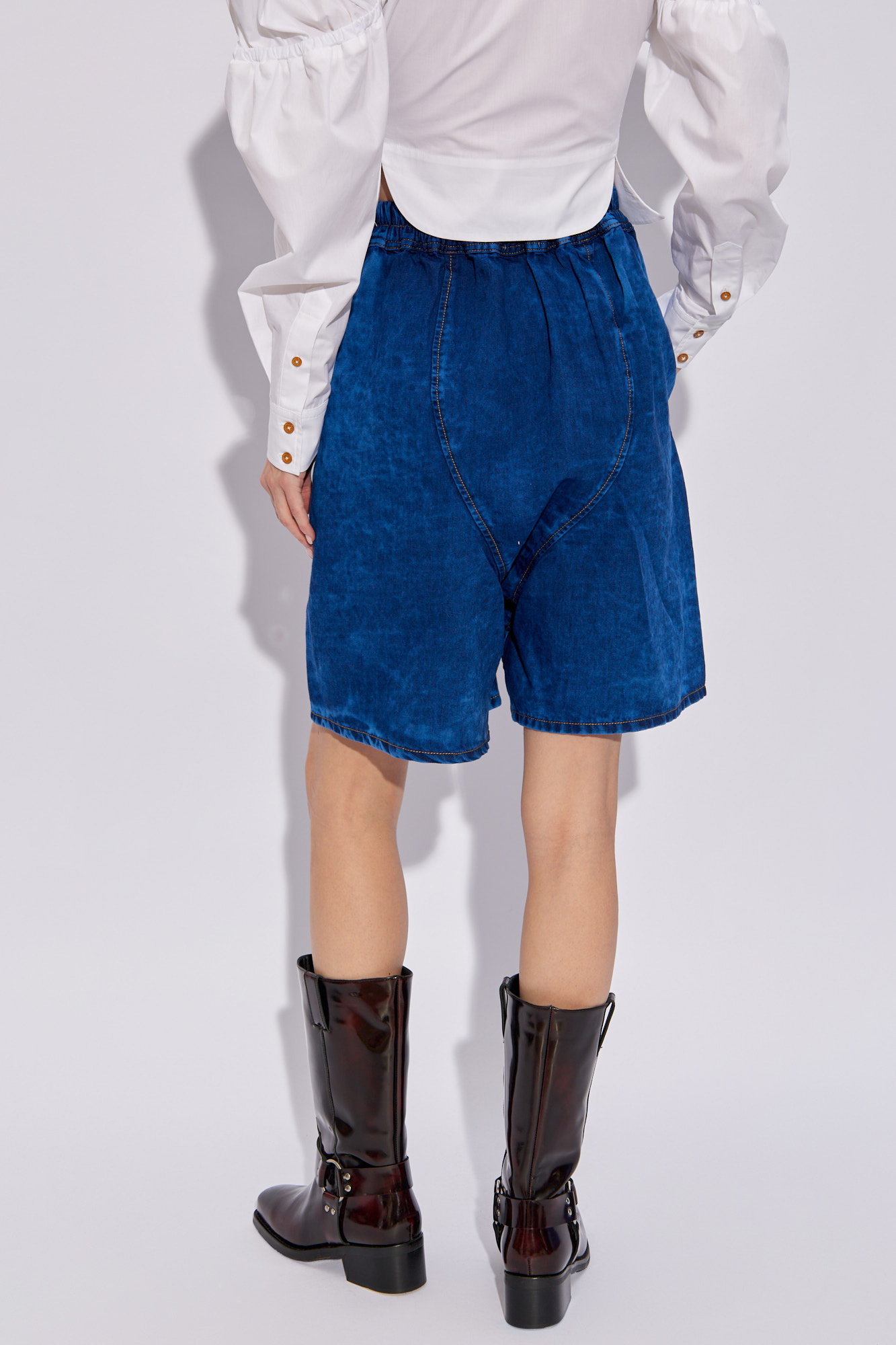 Vivienne Westwood Romario Bermuda Shorts In Blue