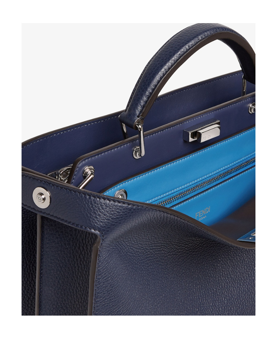 Fendi Peekaboo Iseeu Medium Tote Bag In Blue