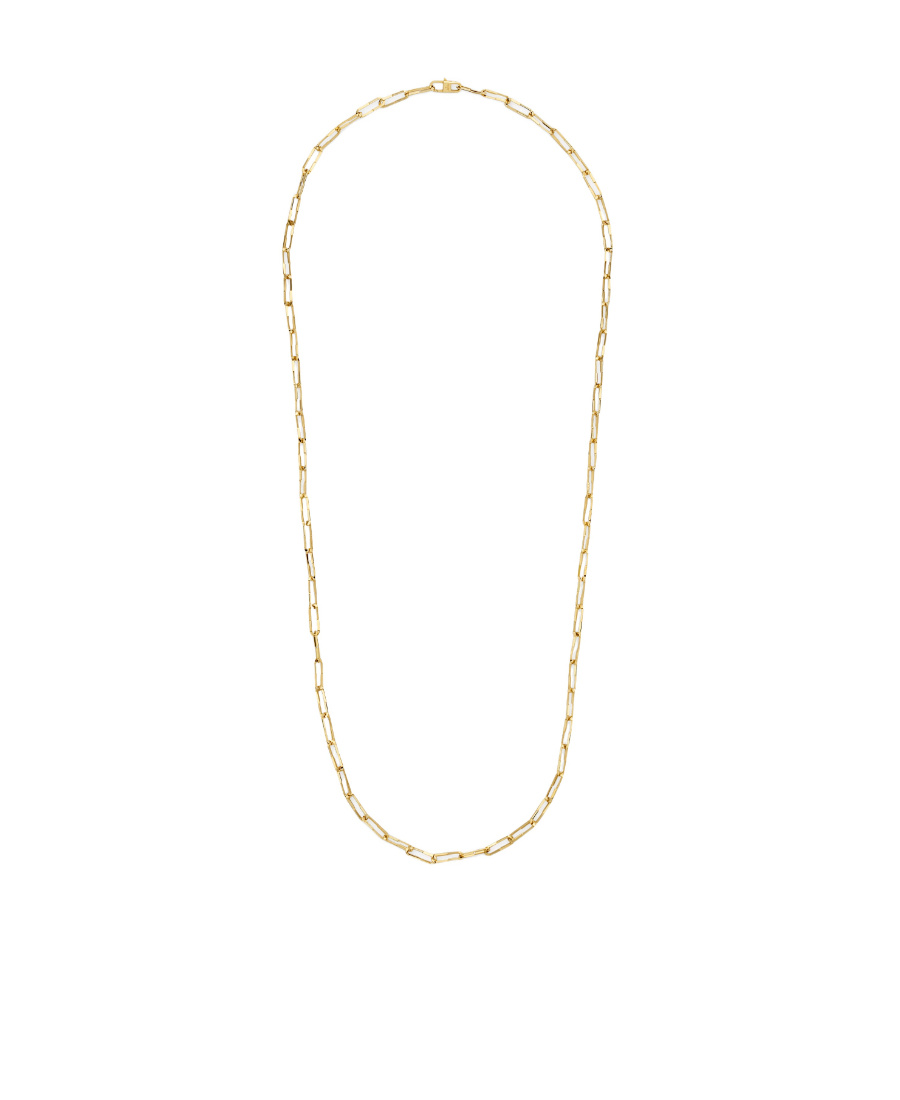 Gucci Logo Necklace In Yellow
