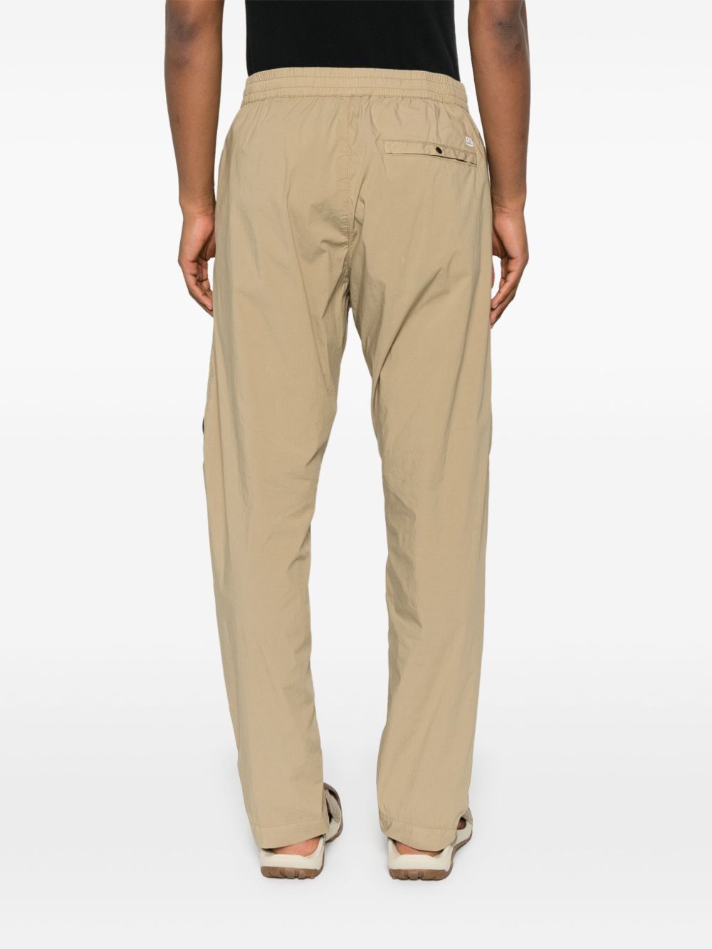 C.p. Company Lens-detail Cargo Pants In Neutral
