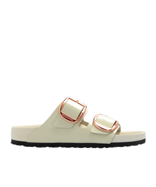 Birkenstock Big Buckle Double Strap Sandals In Nude