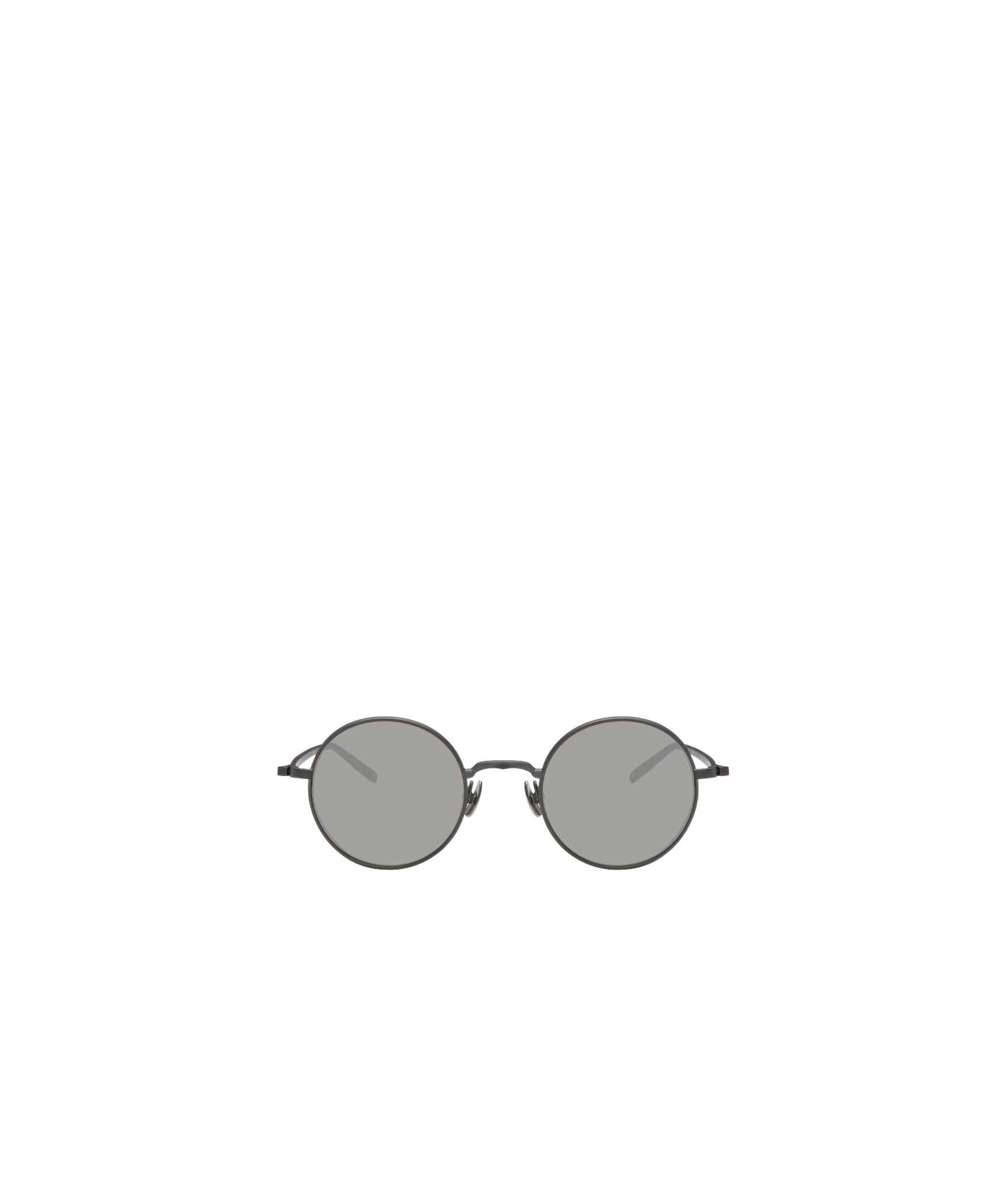 Matsuda Round Sunglasses In Black