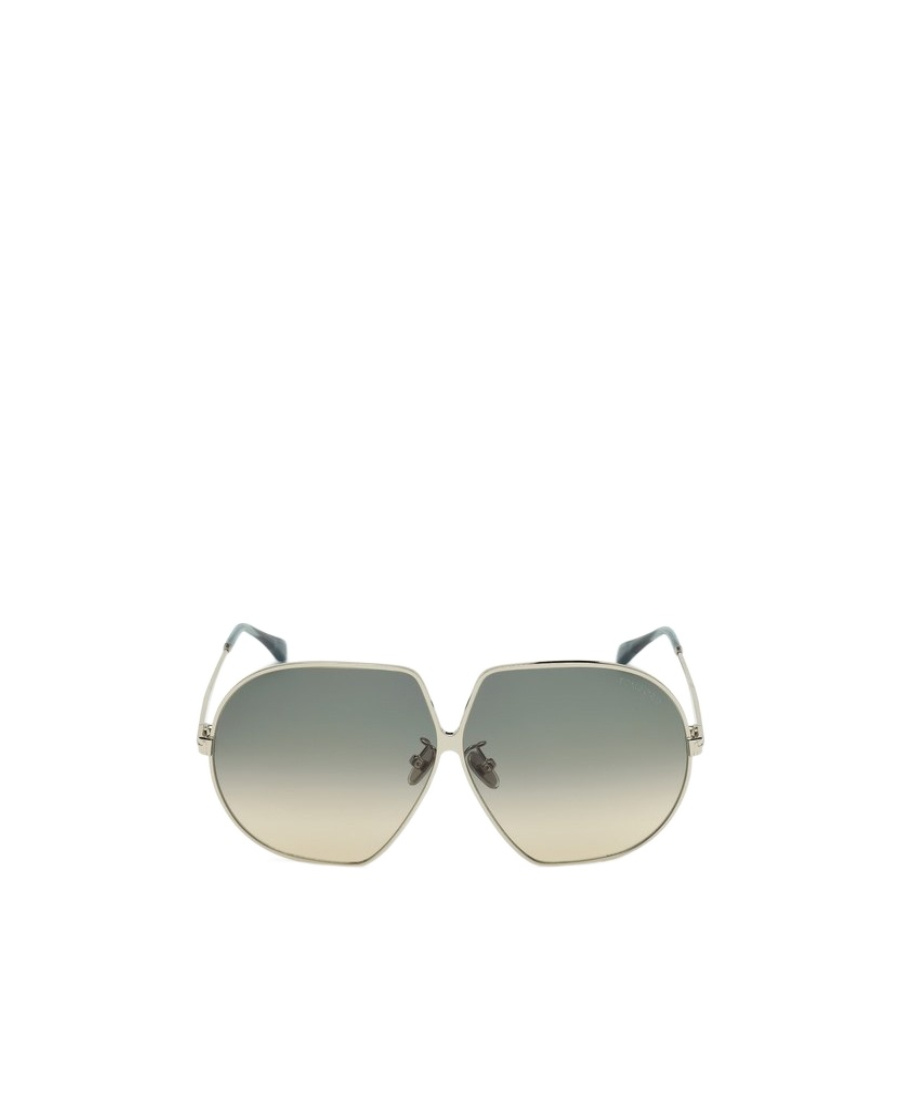 Tom Ford Eyewear Oversized Frame Sunglasses In Gray
