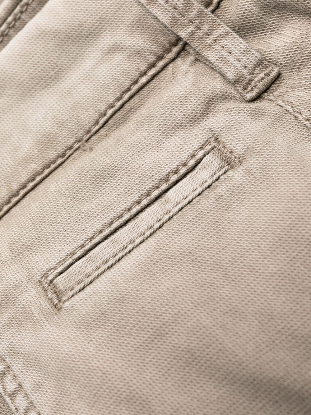 Jacob Cohen Logo-patch Slim-cut Trousers In Nude