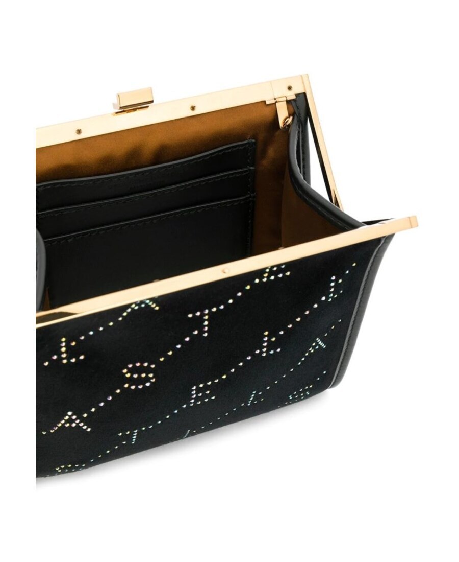 Stella Mccartney Mini Logo Printing Woc In Black