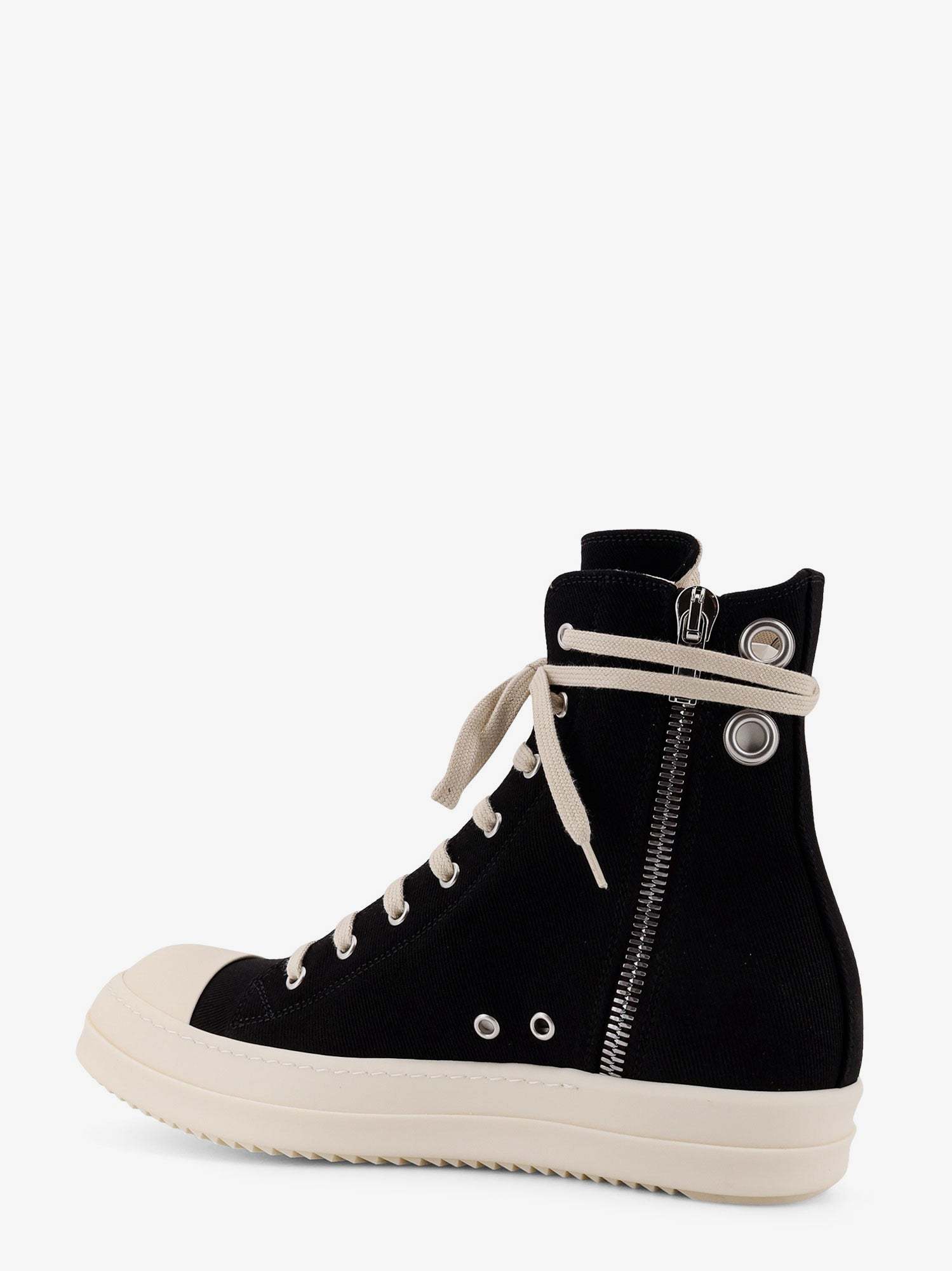 Rick Owens Drkshdw Lace-up High-top Casual Shoes In Black