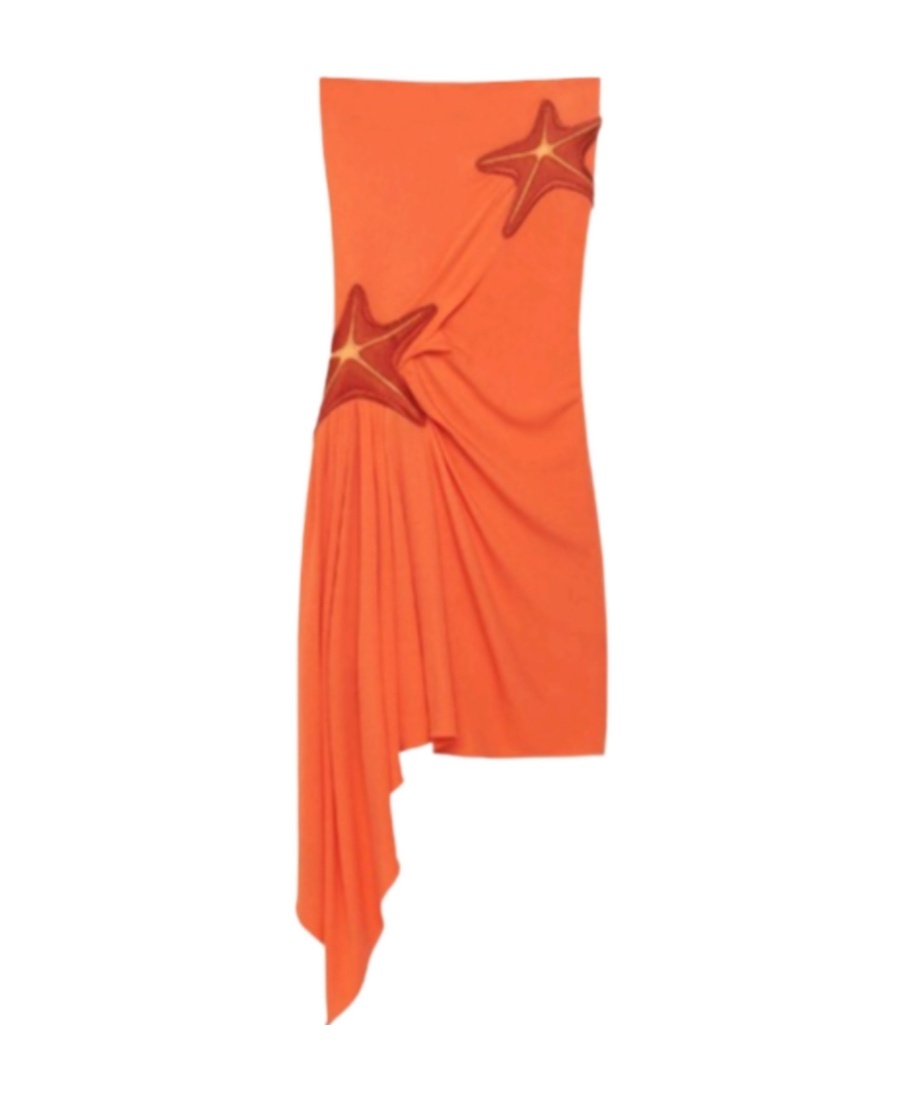 Loewe Starfish Bustier Dress In Viscose