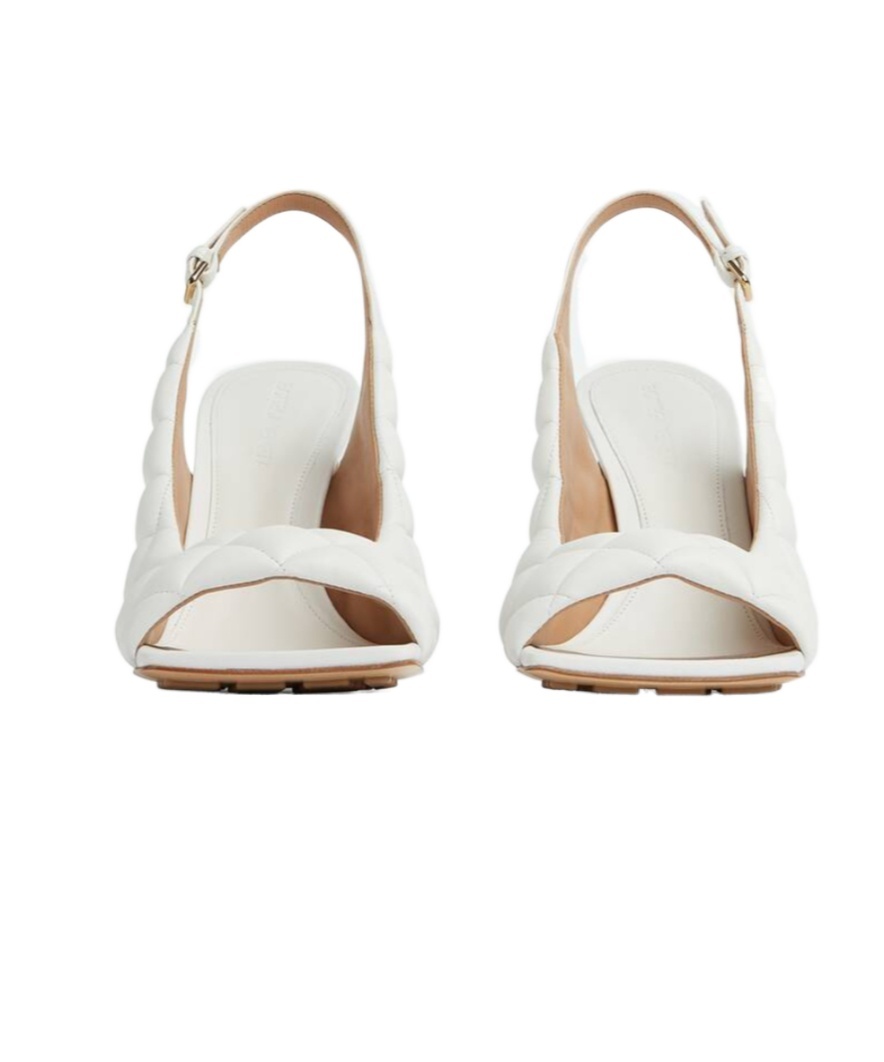 Bottega Veneta Women Slingback Sandal Padded In White