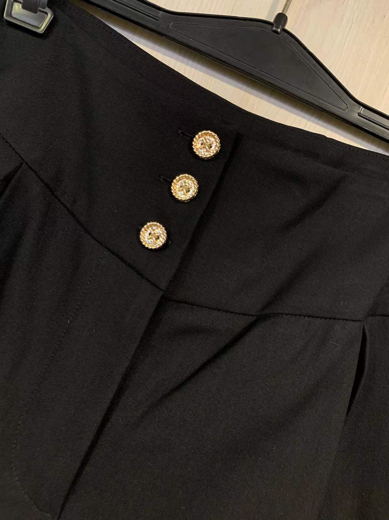 EDWARD ACHOUR PARIS HIGH-WAISTED CASUAL PANTS