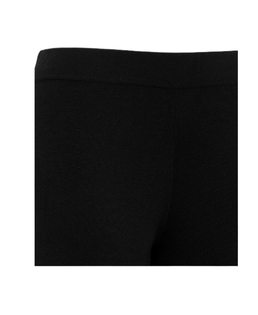 Alpha Studio Wide-legged Casual Pants In Black