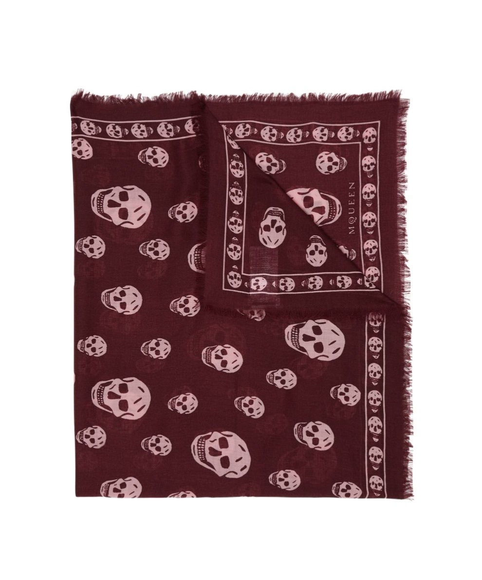 Alexander Mcqueen Skull Pattern Scarf