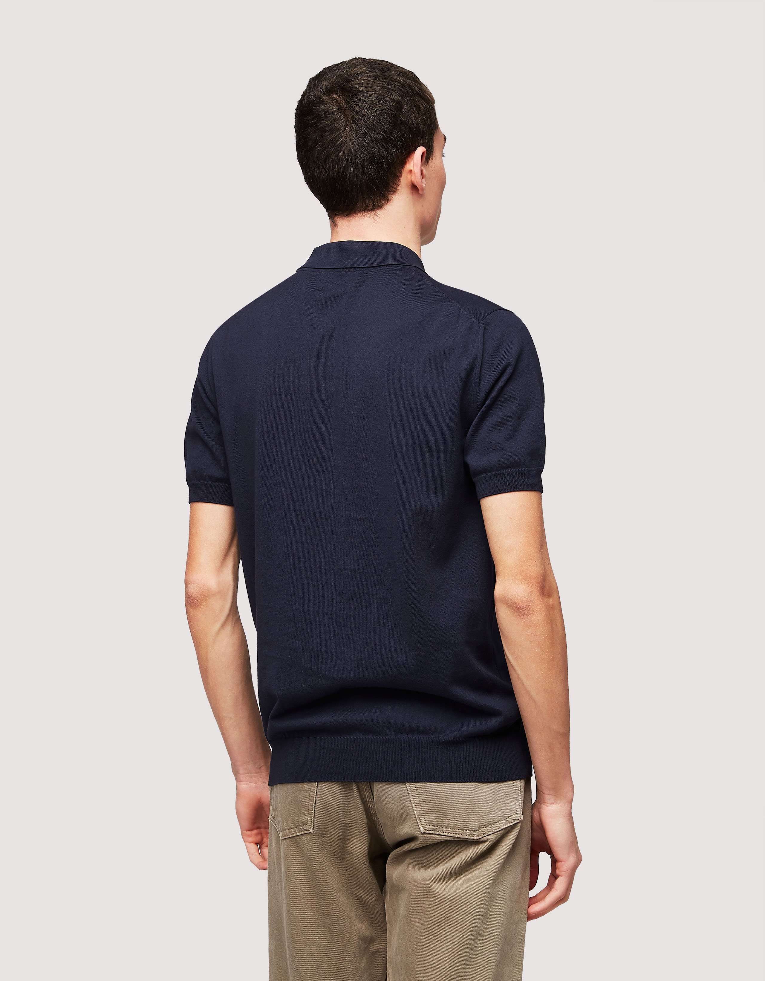 Baracuta Short-sleeved Polo Shirt In Black