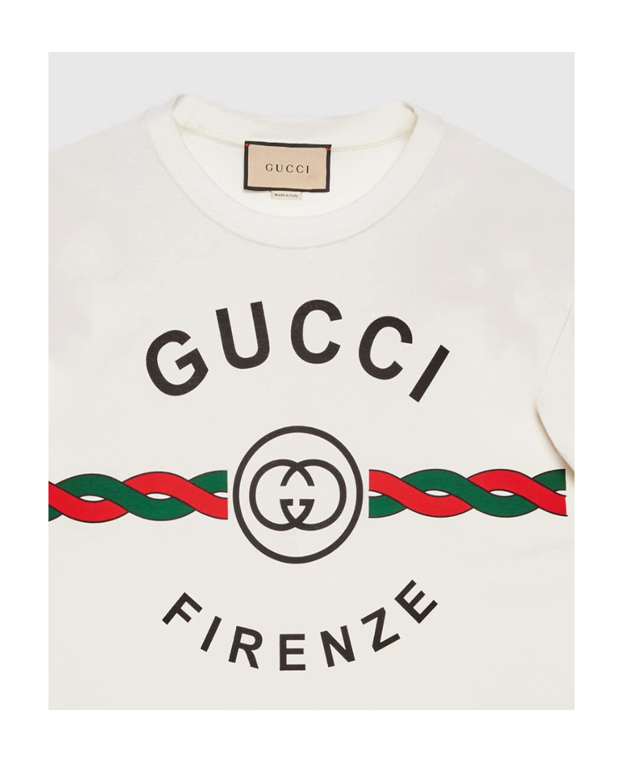 GUCCI GUCCI FIRENZE 1921 COTTON T-SHIRT