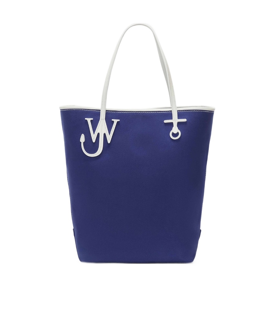 Jw Anderson Blue And White Tote Handbag For Women In Blue