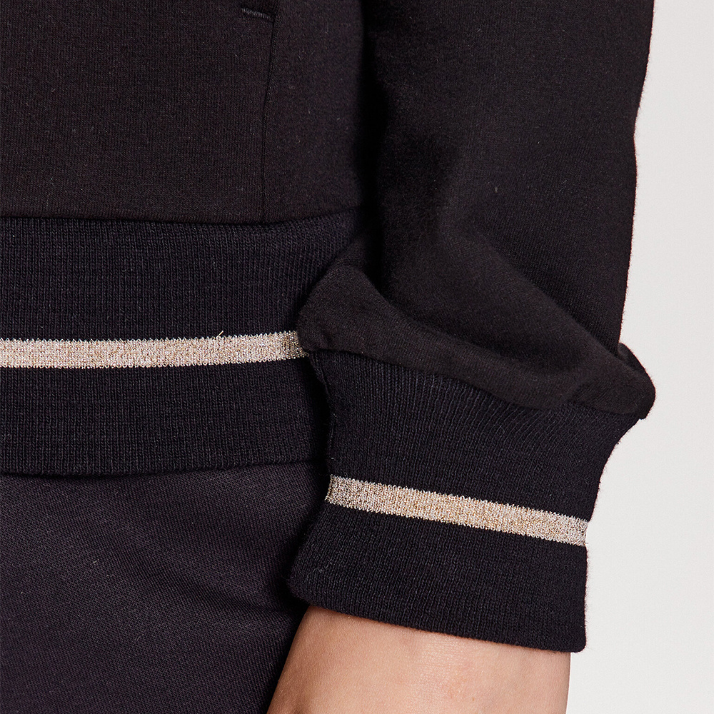 EA7 CORE LADY ZIP-UP HOODIE