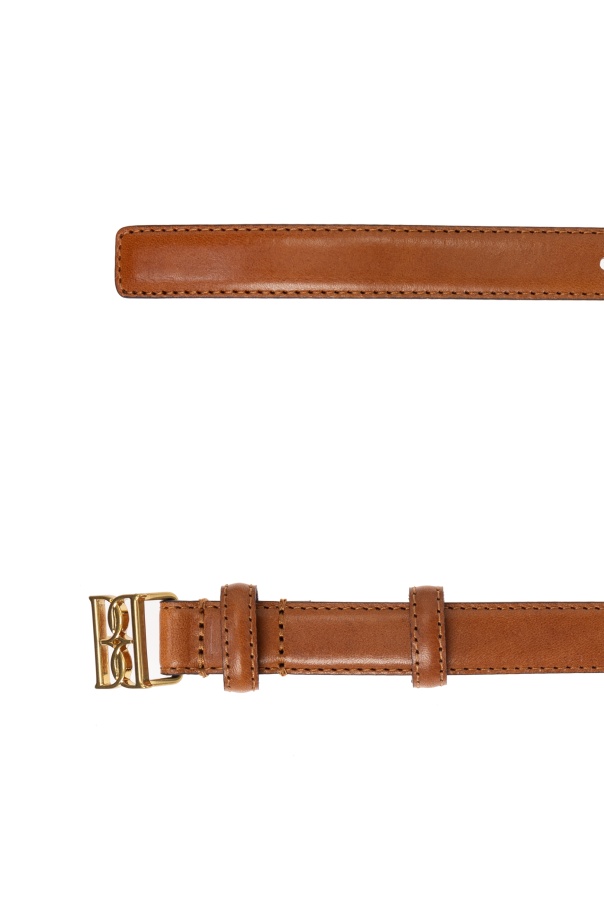 By Malene Birger Logo-buckle Leather Belt