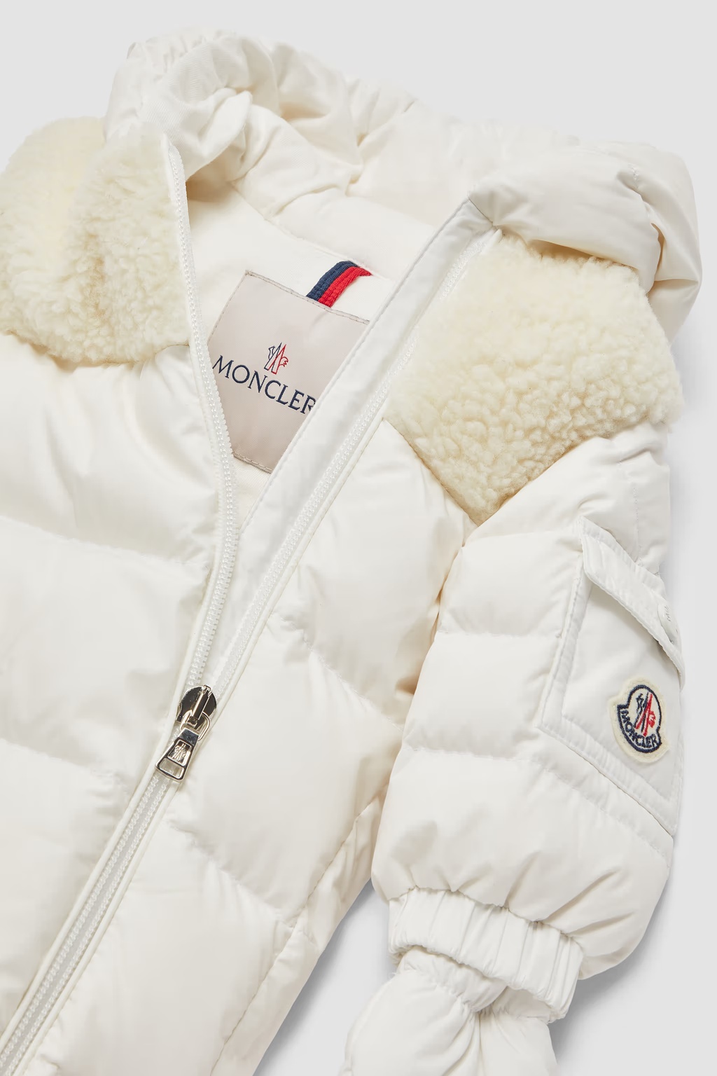 Moncler Indro One-piece Down Jacket In White