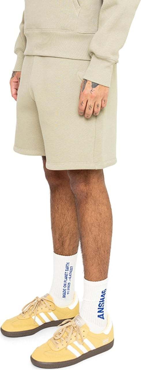 Ami Alexandre Mattiussi Logo Embroidered Drawstring Knitted Shorts In Gray