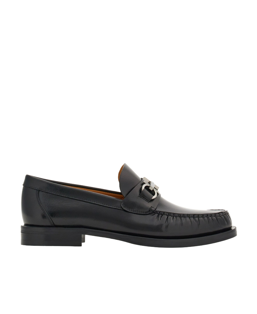 Ferragamo Men Mocassini British Gancini In Black