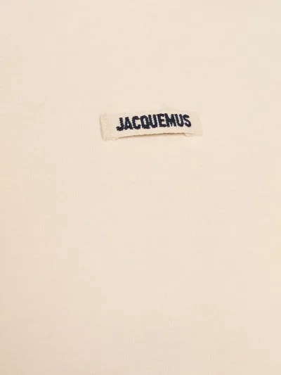 Jacquemus Cotton Hoodie With Drawstring Hood And Ribbed Details