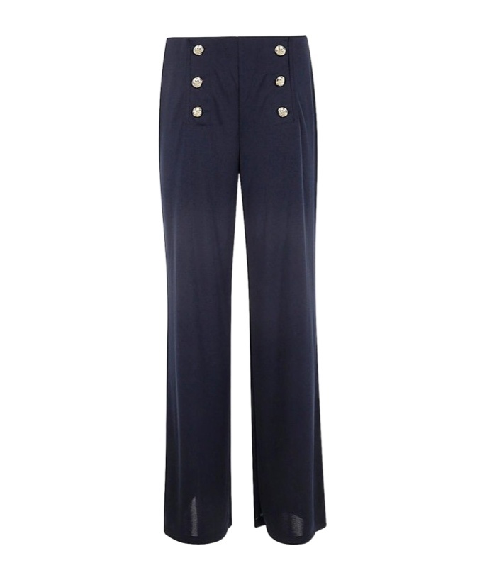 Polo Ralph Lauren Ralph Lauren High-waist Wide-leg Trousers In Black