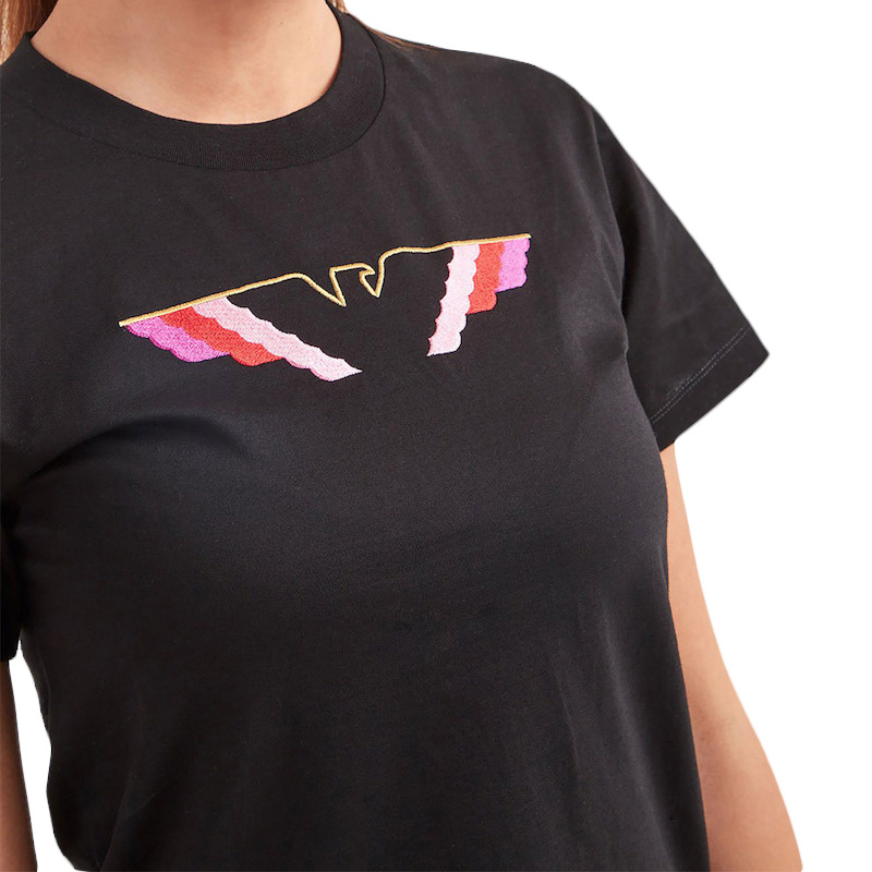 EMPORIO ARMANI EAGLE WING PATTERN T-SHIRT