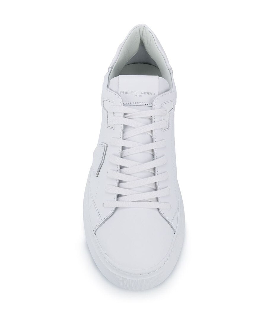Philippe Model Low-top Lace-up Sneakers In White