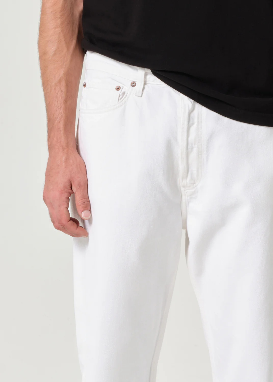 Agolde White Jeans In Regenerated Denim In White