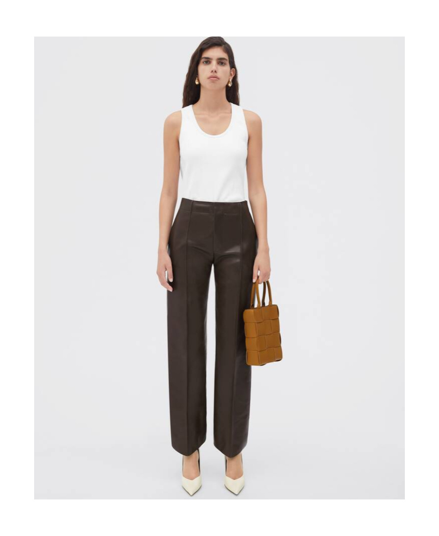 Bottega Veneta Mini Cassette Tote Shoulder Bag In Brown