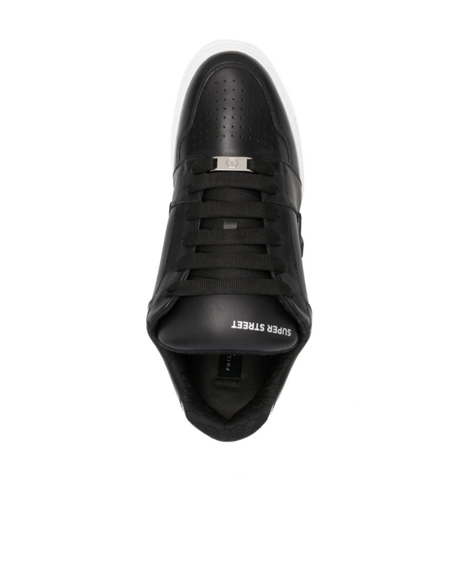 Philipp Plein Super Street Low-top Sneakers In Black
