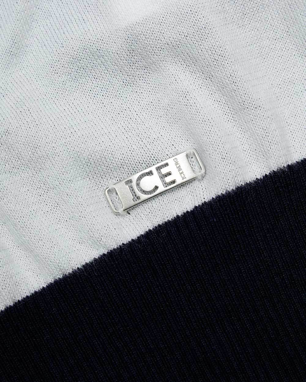 Iceberg Printed Pattern Pullover In Black
