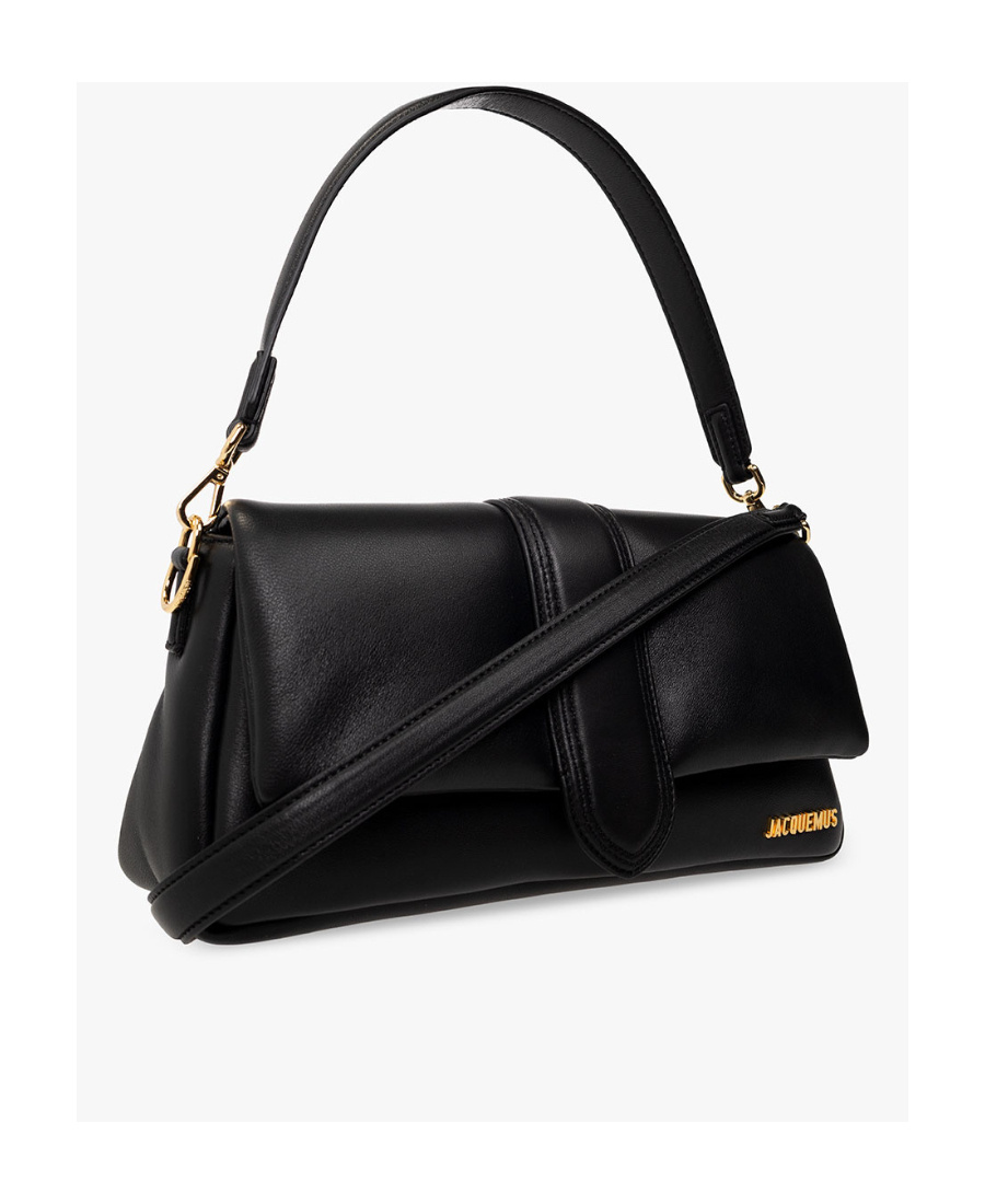Shop Jacquemus Le Bambimou Padded Shoulder Bag In Black