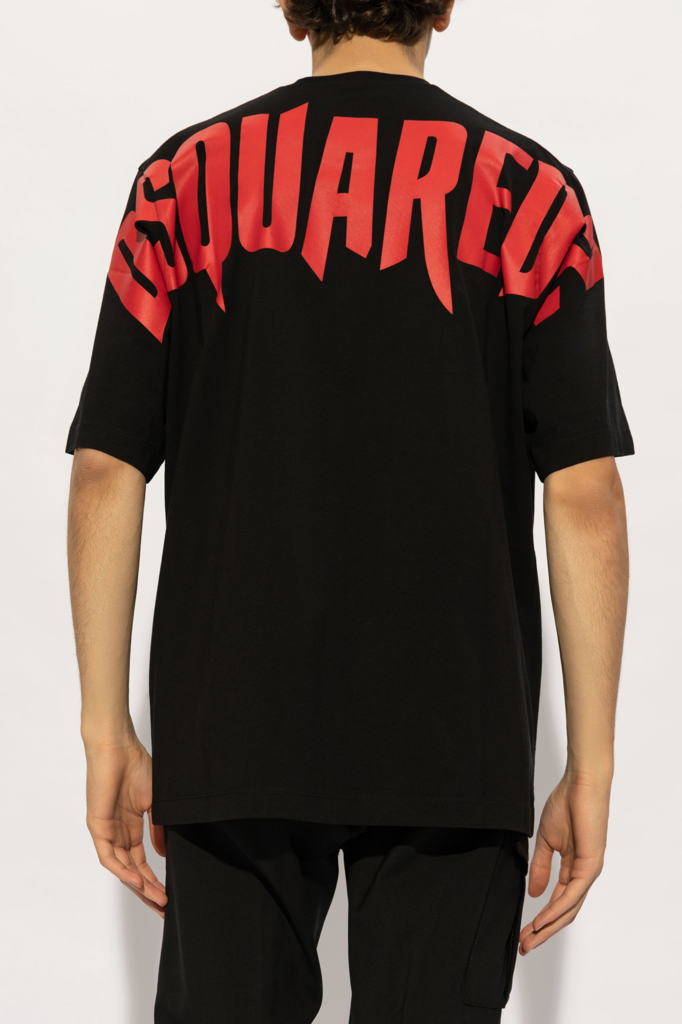 Dsquared2 Dsquared Black Cotton T Shirt Set In Black