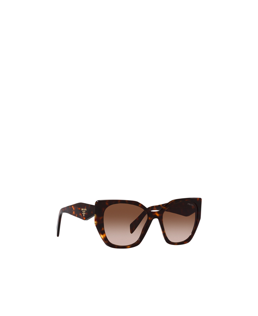 Prada Logo Tortoiseshell-frame Sunglasses In Black