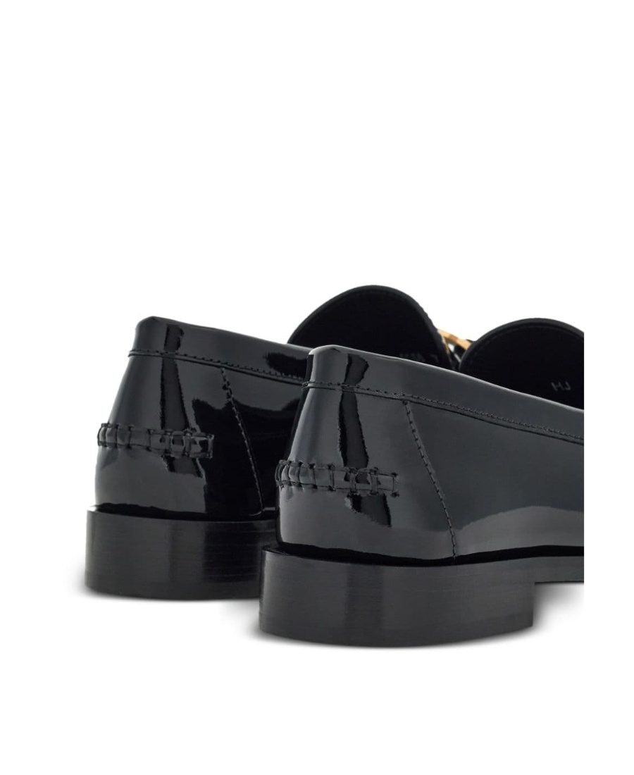 Shop Ferragamo Round-headed Love Shoes In Black