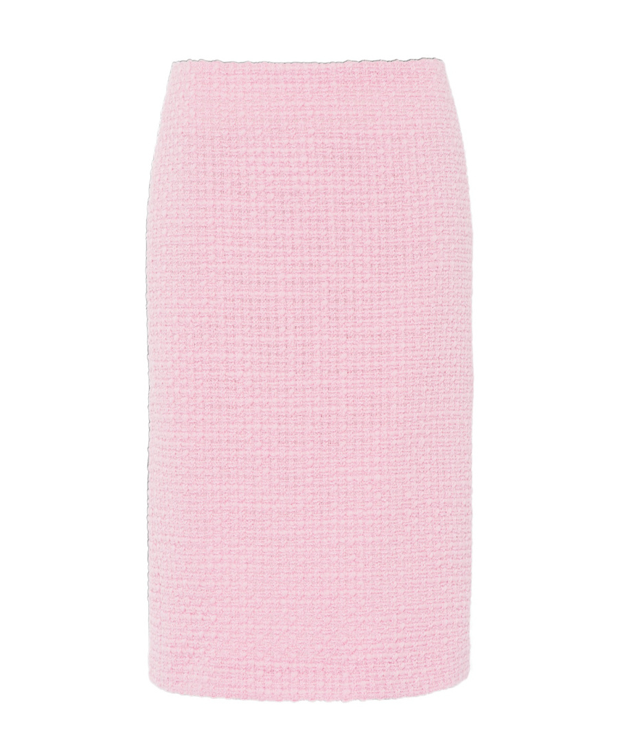 Miu Miu Split Detail Skirt In Pink