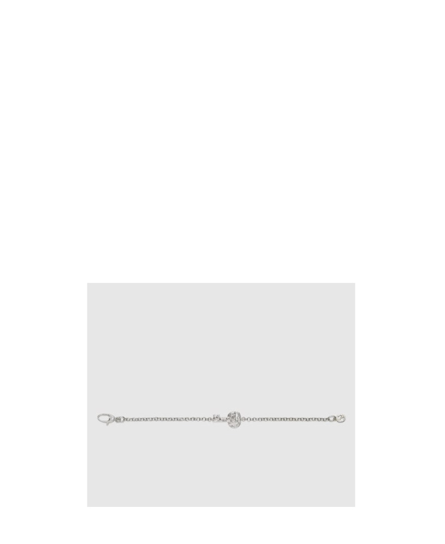 Gucci Gg Marmont Key Charm Bracelet In Metallic