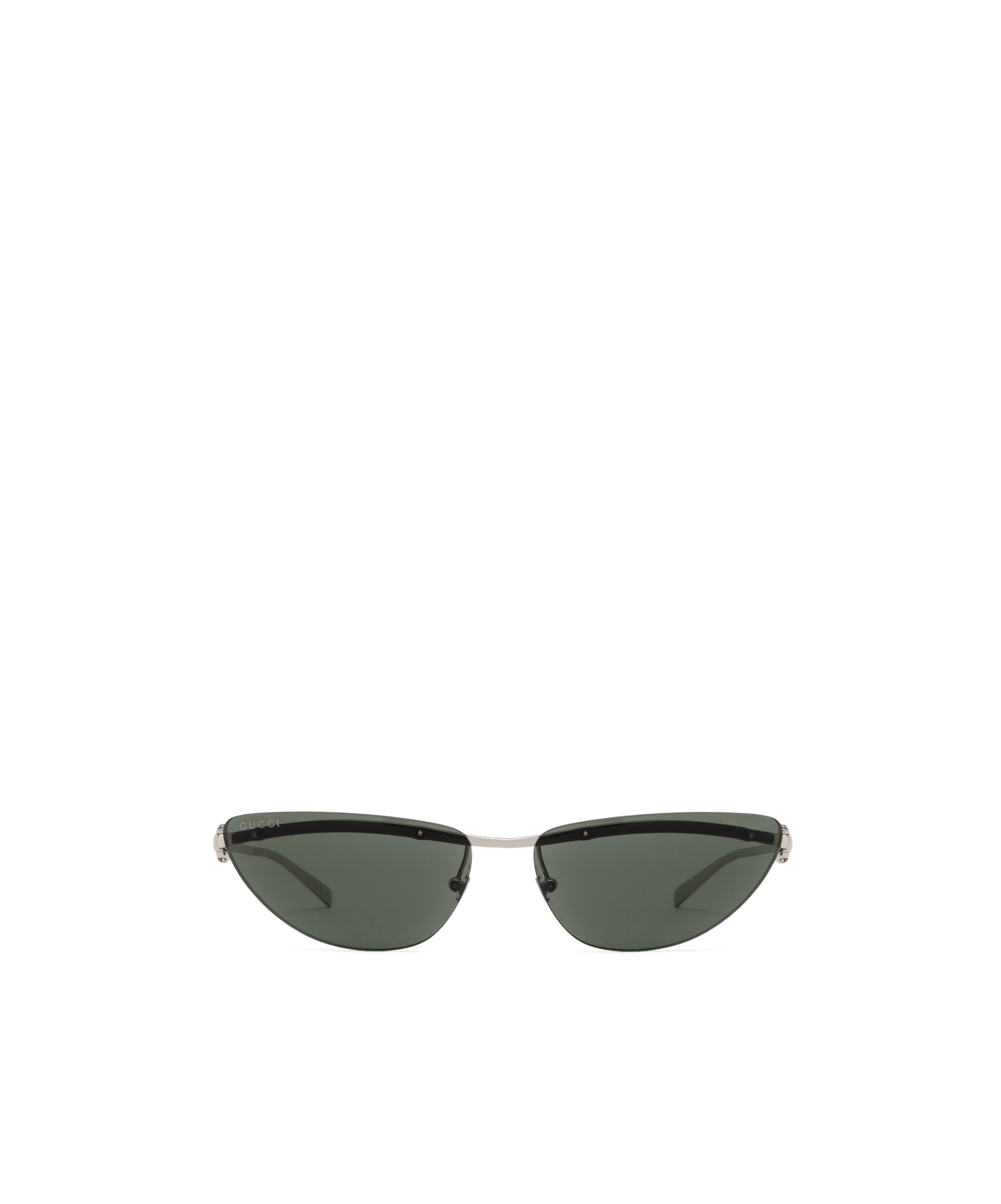 Gucci Horsebit Cat-eye Sunglasses In Silver