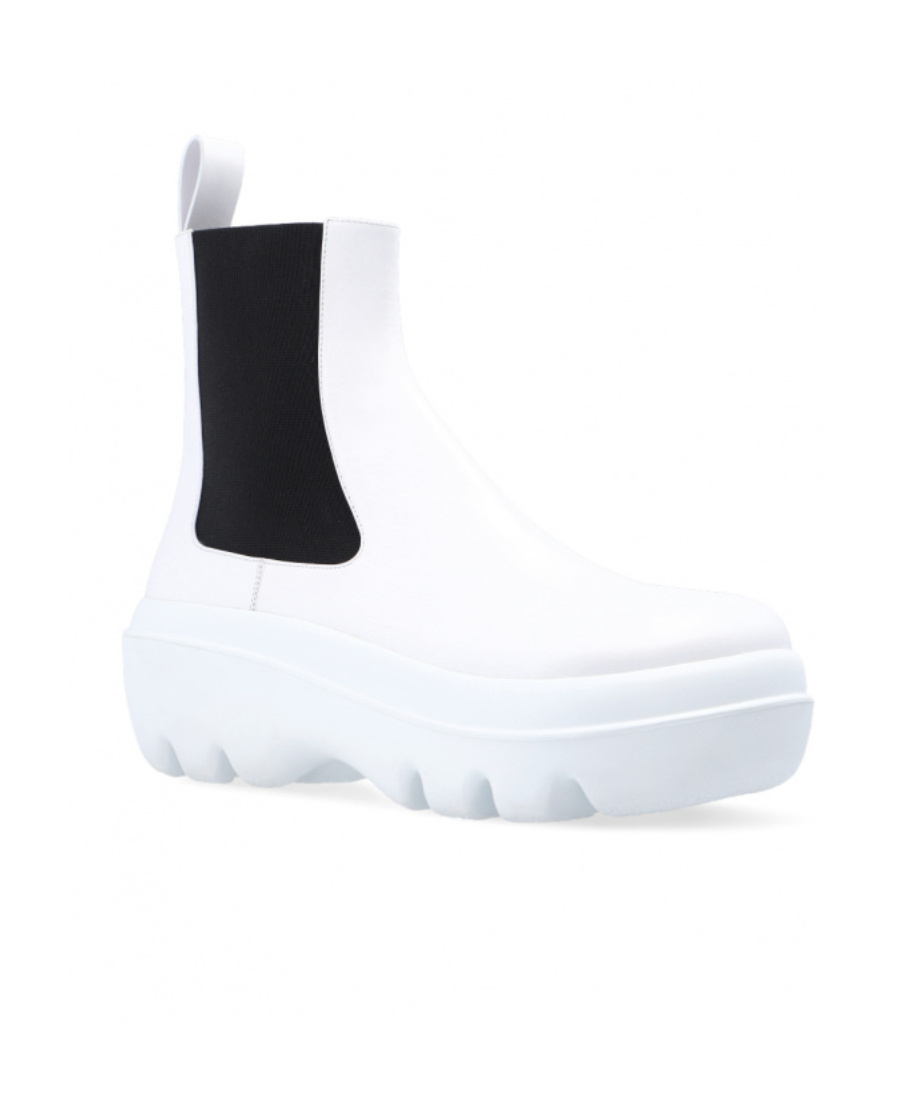 Proenza Schouler Storm Chelsea Boots In White
