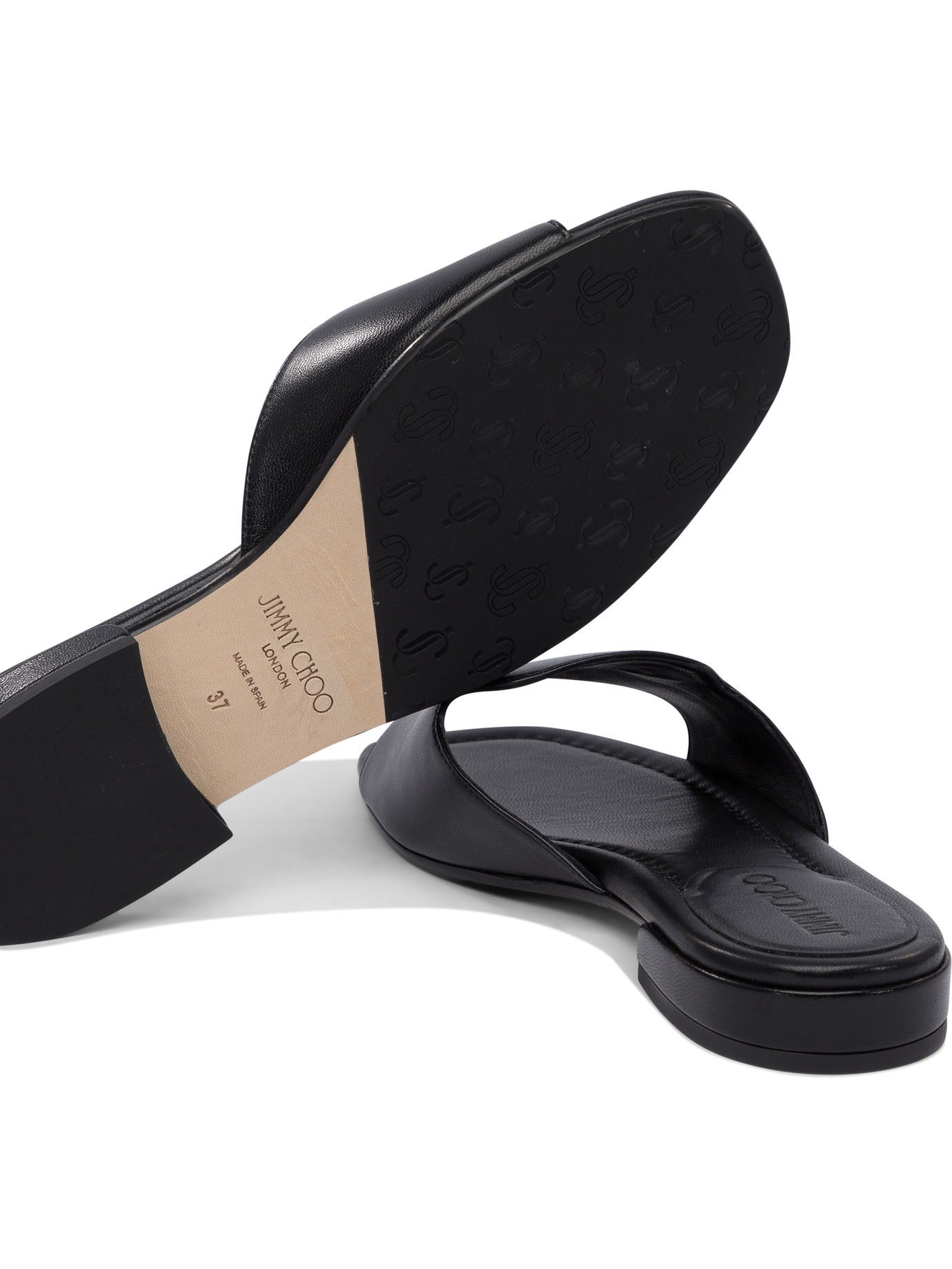 Shop Jimmy Choo Dina Slides In Black
